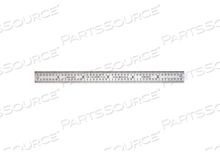 STEEL RULE SPRING TEMPERED 6 IN 4R GRAD by Starrett