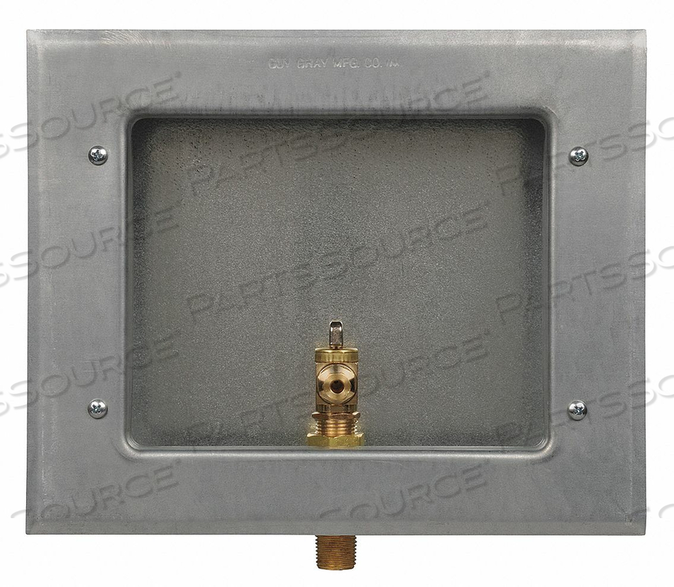 OUTLET BOX ICE MAKER 1/2 IN MIP LOW LEAD by Guy Gray OUTLET BOX ICE MAKER 1/2 IN MIP LOW LEAD by Guy Gray