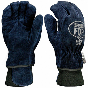 FIREFIGHTERS GLOVES XL COWHIDE LTHR PR by Shelby