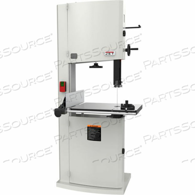 MODEL JWBS-20-3, 3HP 1-PHASE 20" BANDSAW W/ STEEL FRAME by Jet MODEL JWBS-20-3, 3HP 1-PHASE 20" BANDSAW W/ STEEL FRAME by Jet