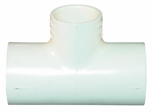 REDUCING TEE, CPVC, CTS HUB X SOCKET X SOCKET, 3/4 IN X 3/4 IN X 1/2 IN COPPER TUBE SIZE by Spears REDUCING TEE, CPVC, CTS HUB X SOCKET X SOCKET, 3/4 IN X 3/4 IN X 1/2 IN COPPER TUBE SIZE by Spears