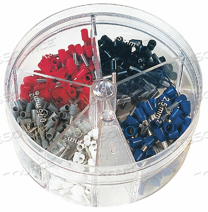 FERRULE ASSORT KIT 100 PIECES #12-6 AWG by Panduit FERRULE ASSORT KIT 100 PIECES #12-6 AWG by Panduit