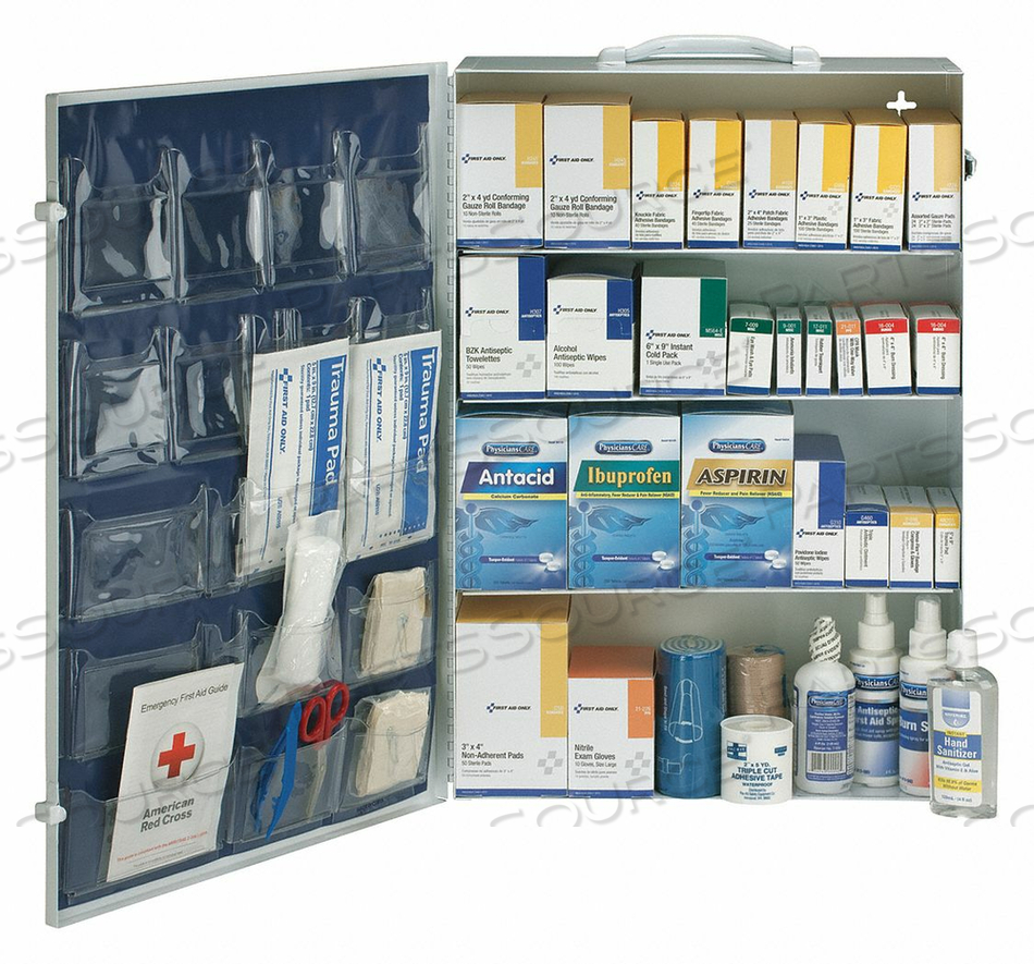 FIRST AID KIT 15-5/8IN.WX5-5/8IN.D by First Aid Only FIRST AID KIT 15-5/8IN.WX5-5/8IN.D by First Aid Only