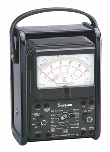 ANALOG MULTIMETER 1000V 10A 20M OHMS by Simpson Electric