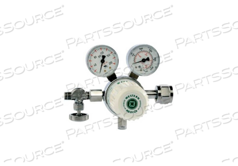 SH, AIR, SINGLE STAGE LABORATORY, MEDICAL REGULATOR, CGA 346, 950 SCFH, 80 PSI by Western Enterprises