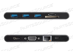 USB-C MULTIPORT ADAPTER WITH 4K 30HZ HDMI OR 1080P VGA VIDEO/3X USB-A 3.0 (SUPPO by StarTech.com Ltd. USB-C MULTIPORT ADAPTER WITH 4K 30HZ HDMI OR 1080P VGA VIDEO/3X USB-A 3.0 (SUPPO by StarTech.com Ltd.