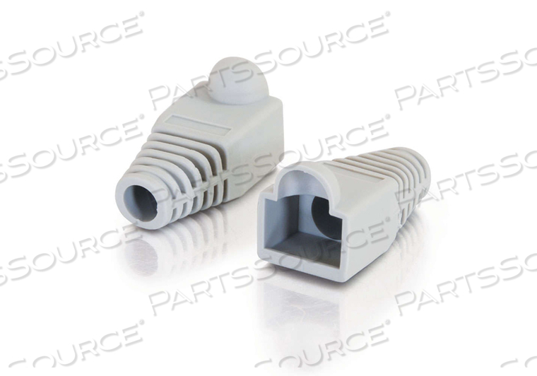 RJ45 PLUG COVER - 6.0MM OD GRAY - 50 PK by Legrand AV (C2G)