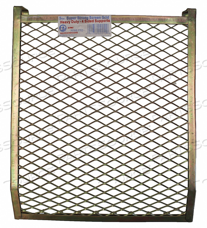 PAINT GRID 5 GAL. STEEL 12IN LX5-1/8INW by Premier PAINT GRID 5 GAL. STEEL 12IN LX5-1/8INW by Premier