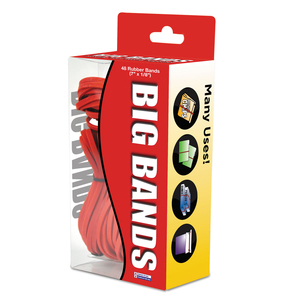 BIG BANDS RUBBER BANDS, SIZE 117B, 0.07" GAUGE, RED, 48/BOX by Alliance Rubber Company BIG BANDS RUBBER BANDS, SIZE 117B, 0.07" GAUGE, RED, 48/BOX by Alliance Rubber Company
