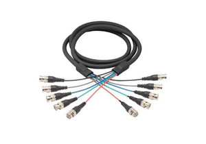 5 BNC PLUG MALE/MALE 25FT L BLACK PREMIUM RGB MULTI-COAXIAL CABLE by L-com, Inc. 5 BNC PLUG MALE/MALE 25FT L BLACK PREMIUM RGB MULTI-COAXIAL CABLE by L-com, Inc.
