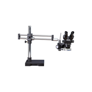 LX MICROSCOPES BY UNITRON SYSTEM 273-LED3000 BINOCULAR MICROSCOPE, DUAL BOOM STAND, 7X-45X by Unitron