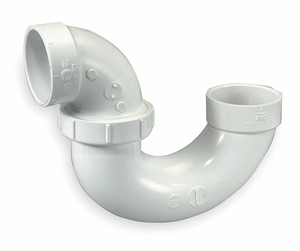 P-TRAP WITH UNION, SCHEDULE 40, 1 1/2 IN X 1 1/2 IN FITTING PIPE SIZE, FEMALE SOCKET X FEMALE SOCKET by Charlotte Pipe And Foundry Co.