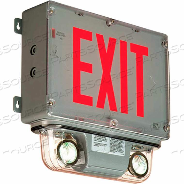 CLASS 1 DIV 2 COMBINED UNIT - 12V, 8W, NICAD BATT, 2- 4W LED MR16 LAMPS 