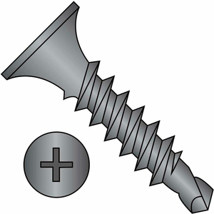 #6 X 1-1/4 PHILLIPS BUGLE HEAD FULL THREAD SELF DRILLING DRYWALL SCREW BLACK PHOSPHATE - PKG OF 8000 by Kanebridge Corporation #6 X 1-1/4 PHILLIPS BUGLE HEAD FULL THREAD SELF DRILLING DRYWALL SCREW BLACK PHOSPHATE - PKG OF 8000 by Kanebridge Corporation
