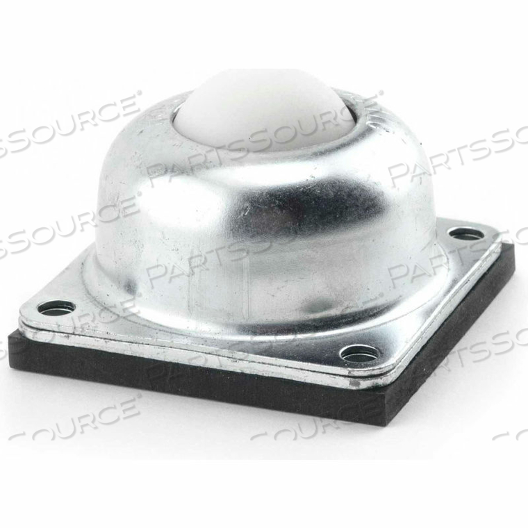 1-1/2" NYLON BALL 4 HOLE FLANGE CARBON STEEL HOUSING NEOPRENE CUSHION by Hudson Bearings LLC