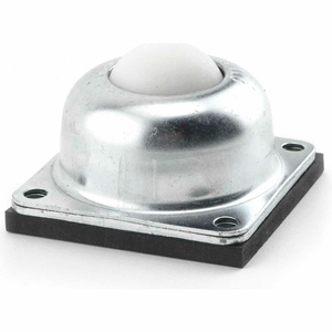 1-1/2" NYLON BALL 4 HOLE FLANGE CARBON STEEL HOUSING NEOPRENE CUSHION by Hudson Bearings LLC