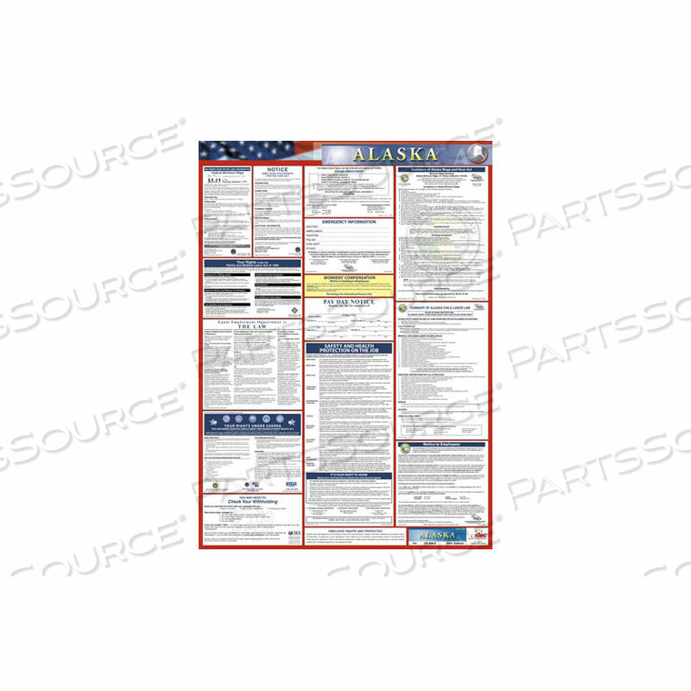 LABOR LAW POSTER - ALASKA by National Marker Company