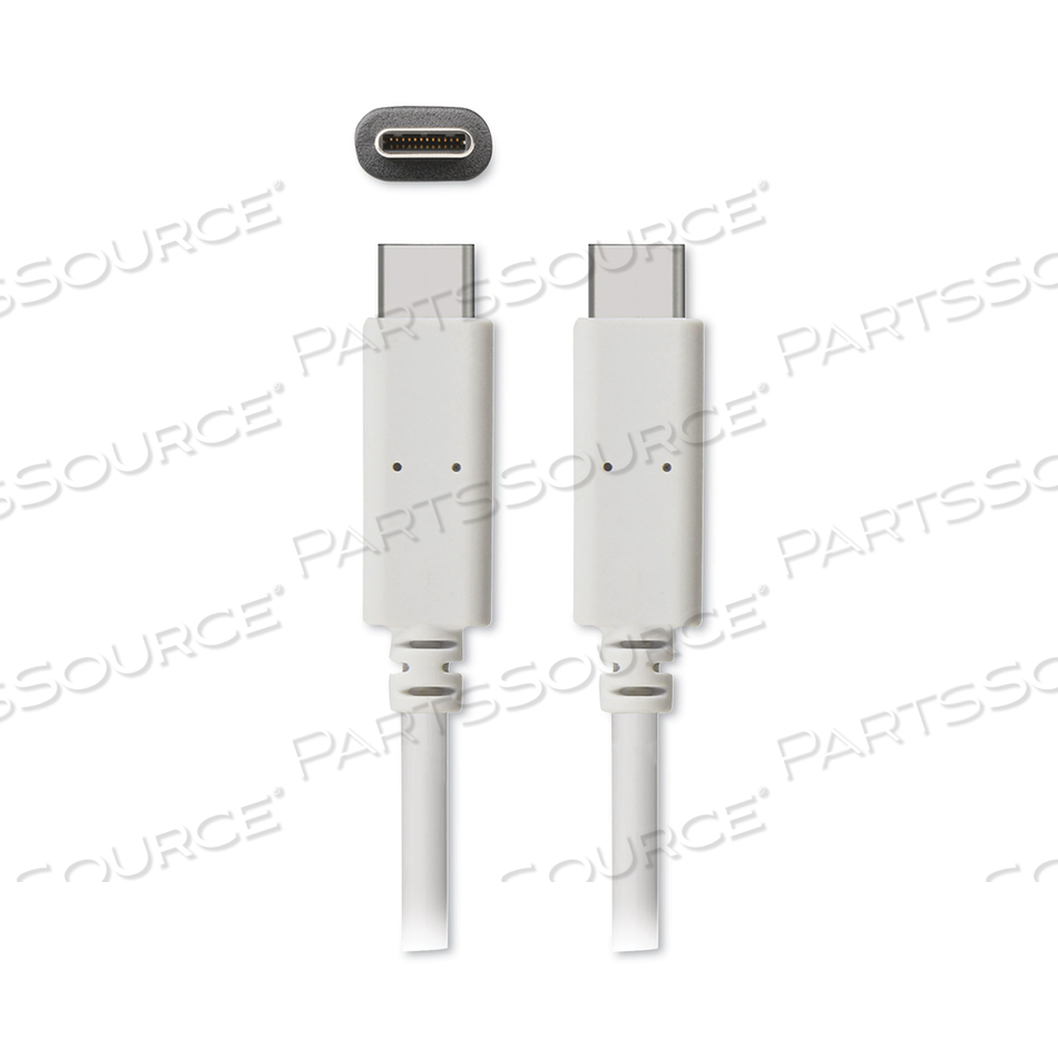 USB-C 3.1 TYPE-C, 5 GBPS, 3 FT, WHITE 