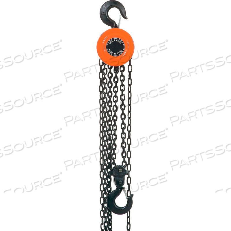 MANUAL CHAIN HOIST 20 FOOT LIFT 6,000 POUND CAPACITY by Approved Vendor