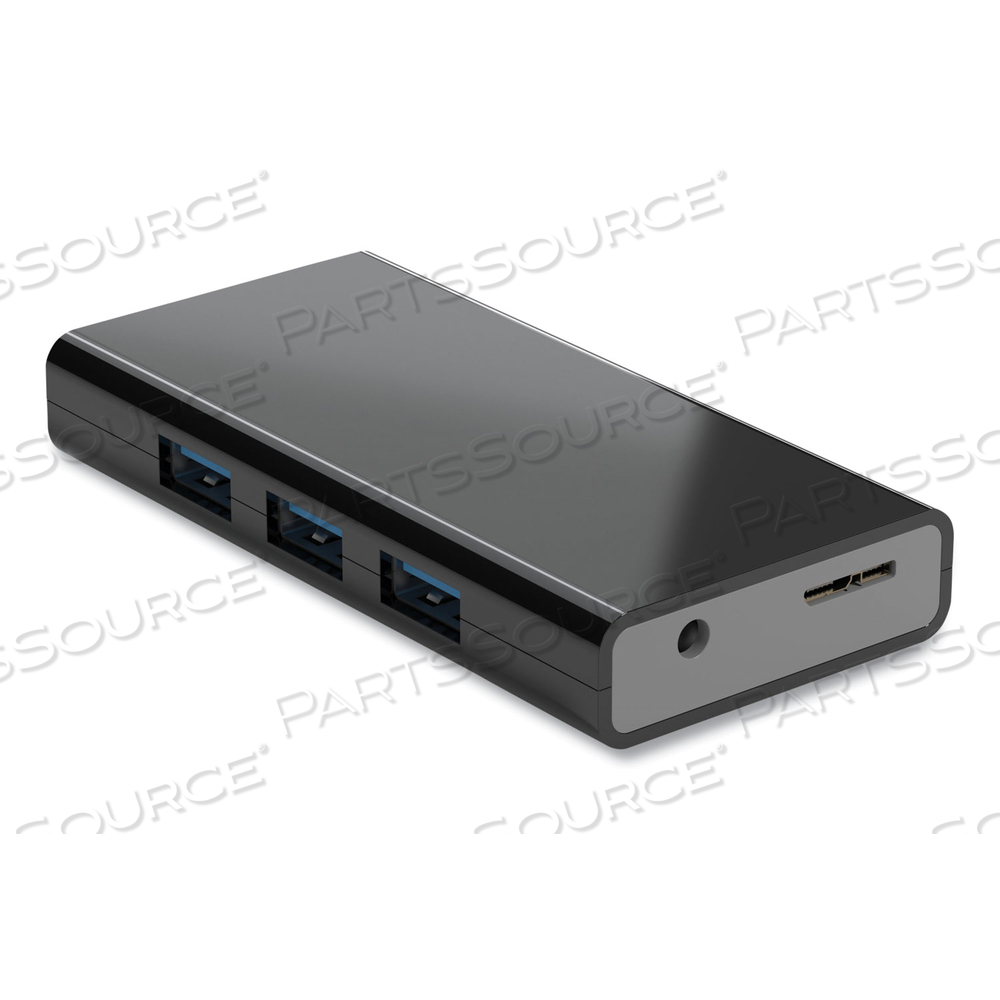 USB 3.0 HUB, 7 PORTS, BLACK 