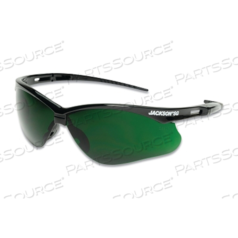 50010 JACKSON SAFETY SG SAFETY GLASSES, CUSTOMIZABLE, SHADE 5.0 IR, ANTI-SCRATCH by Jackson Safety