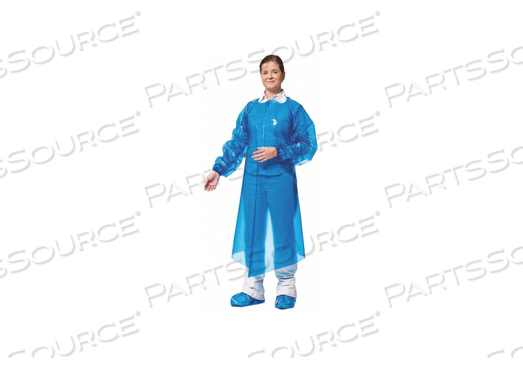 GOWN BLUE 50 L 28 W L PK50 by VR Protective Wear GOWN BLUE 50 L 28 W L PK50 by VR Protective Wear