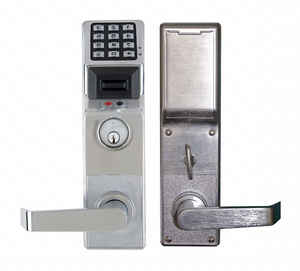 ELECTRONIC LOCK SATIN CHROME 12 BUTTON by Trilogy