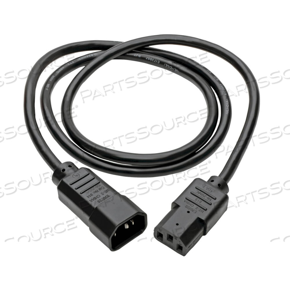 C13 TO C14 PVC POWER CORD - 4 FT by Tripp Lite