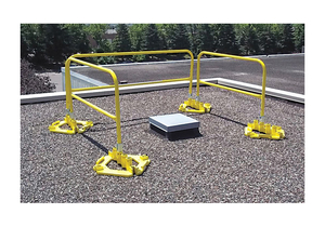 SAFETY GUARDRAIL YELLOW by Garlock Safety Systems