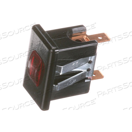 SNAP-IN SIGNAL LIGHT 5/8" X 1-1/4" RED 250V 