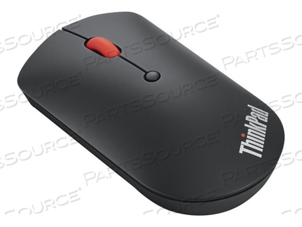 THINKPAD SILENT, MOUSE, RIGHT AND LEFT-HANDED, BLUE OPTICAL, 3 BUTTONS, WIRELESS, BLUETOOTH 5.0, IRON GRAY, RETAIL, FOR SLIM 7 CARBON 13, 7 by Lenovo THINKPAD SILENT, MOUSE, RIGHT AND LEFT-HANDED, BLUE OPTICAL, 3 BUTTONS, WIRELESS, BLUETOOTH 5.0, IRON GRAY, RETAIL, FOR SLIM 7 CARBON 13, 7 by Lenovo