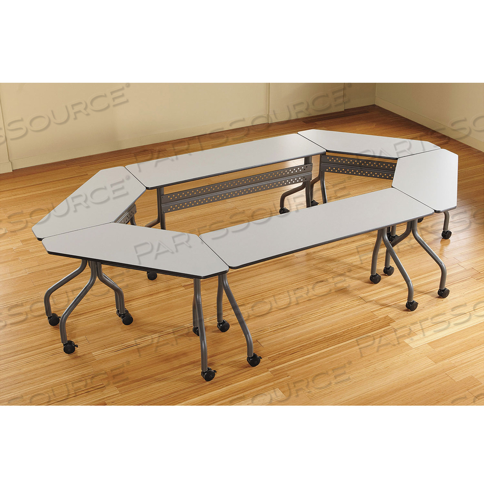 MOBILE TABLE RECTANGLE GRAY 60 W by Iceberg Enterprises
