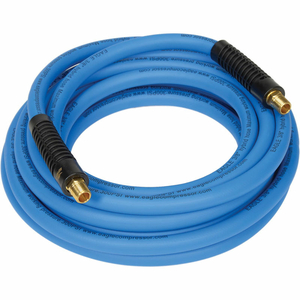 EAGLE 3/8"X25' 300 PSI HYBRID POLYMER ALL WEATHER LOW PRESSURE AIR/WATER HOSE by Wood Industries, Inc.