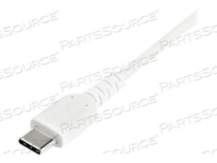 1M USB A TO USB C CHARGING CABLE, DURABLE FAST CHARGE & SYNC USB 2.0 TO USB TYPE C DATA CORD, RUGGED TPE JACKET ARAMID FIBER M/M 3A WHITE, S by StarTech.com Ltd. 1M USB A TO USB C CHARGING CABLE, DURABLE FAST CHARGE & SYNC USB 2.0 TO USB TYPE C DATA CORD, RUGGED TPE JACKET ARAMID FIBER M/M 3A WHITE, S by StarTech.com Ltd.
