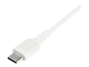 1M USB A TO USB C CHARGING CABLE, DURABLE FAST CHARGE & SYNC USB 2.0 TO USB TYPE C DATA CORD, RUGGED TPE JACKET ARAMID FIBER M/M 3A WHITE, S by StarTech.com Ltd. 1M USB A TO USB C CHARGING CABLE, DURABLE FAST CHARGE & SYNC USB 2.0 TO USB TYPE C DATA CORD, RUGGED TPE JACKET ARAMID FIBER M/M 3A WHITE, S by StarTech.com Ltd.