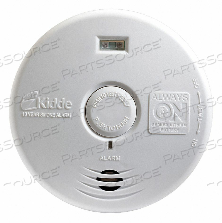 SMOKE ALARM PHOTOELECTRIC RED LED 