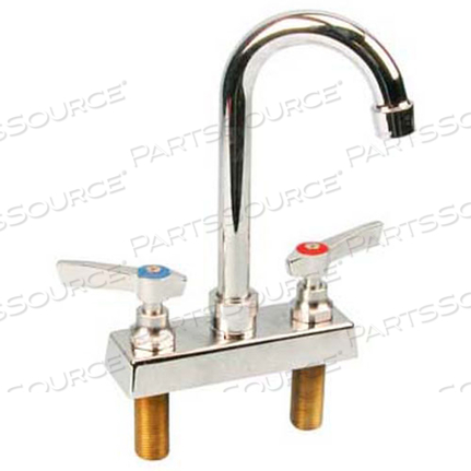 FAUCET, 4"DECK, GSNK, LEADFREE 