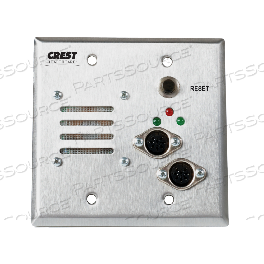 PATIENT STATION WITH INTERCOM FOR RAULAND RESPONDER 4000, DUAL by Crest Healthcare