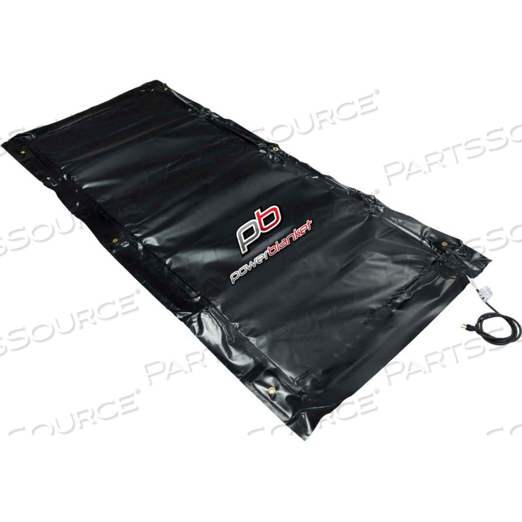 EXTRA HOT FLAT HEATING BLANKET, 150F FIXED TEMP, 11'LX4'W, 120V by Powerblanket