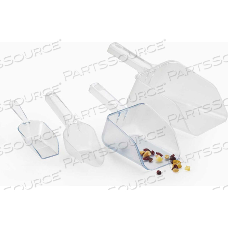 CLASSIC SCOOP 64 OZ. POLYCARBONATE, 6"W X 4-1/2"D X 14-1/4"H by Cal Mil Plastics