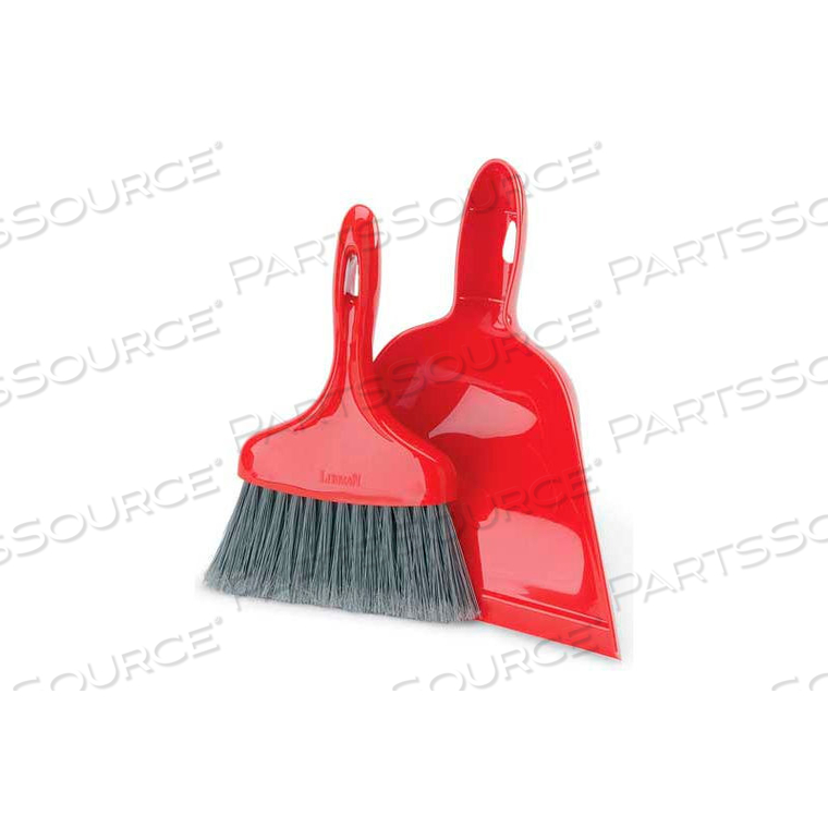DUST PAN WITH WHISK BROOM - RED by Libman DUST PAN WITH WHISK BROOM - RED by Libman