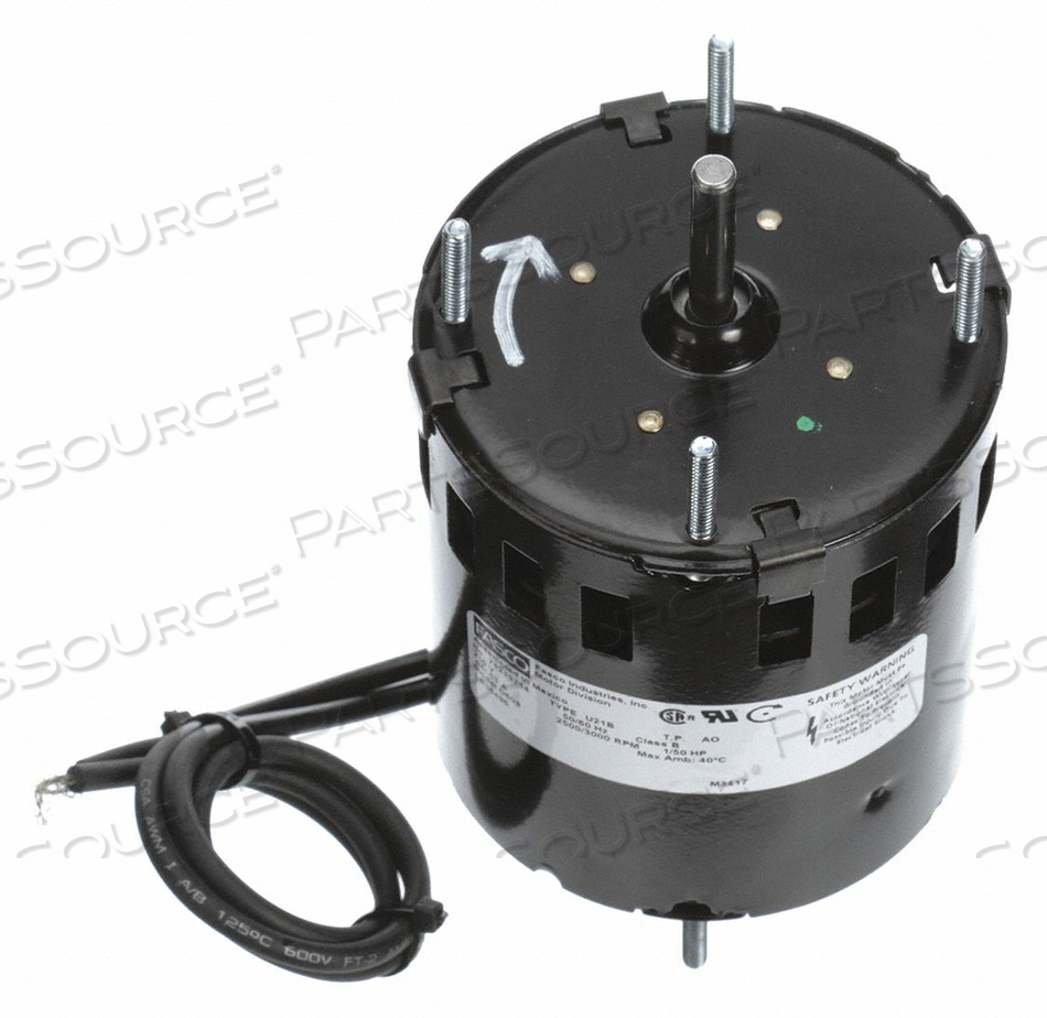 HVAC 3.3 IN MOTOR 1/50 HP 230V CW by Fasco HVAC 3.3 IN MOTOR 1/50 HP 230V CW by Fasco