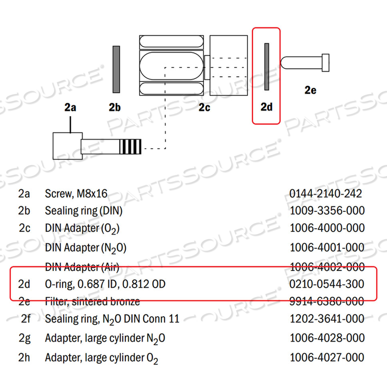 EPR 80 DUROMETER HPO₂ O-RING - 17.17 MM by Datex-Ohmeda EPR 80 DUROMETER HPO₂ O-RING - 17.17 MM by Datex-Ohmeda