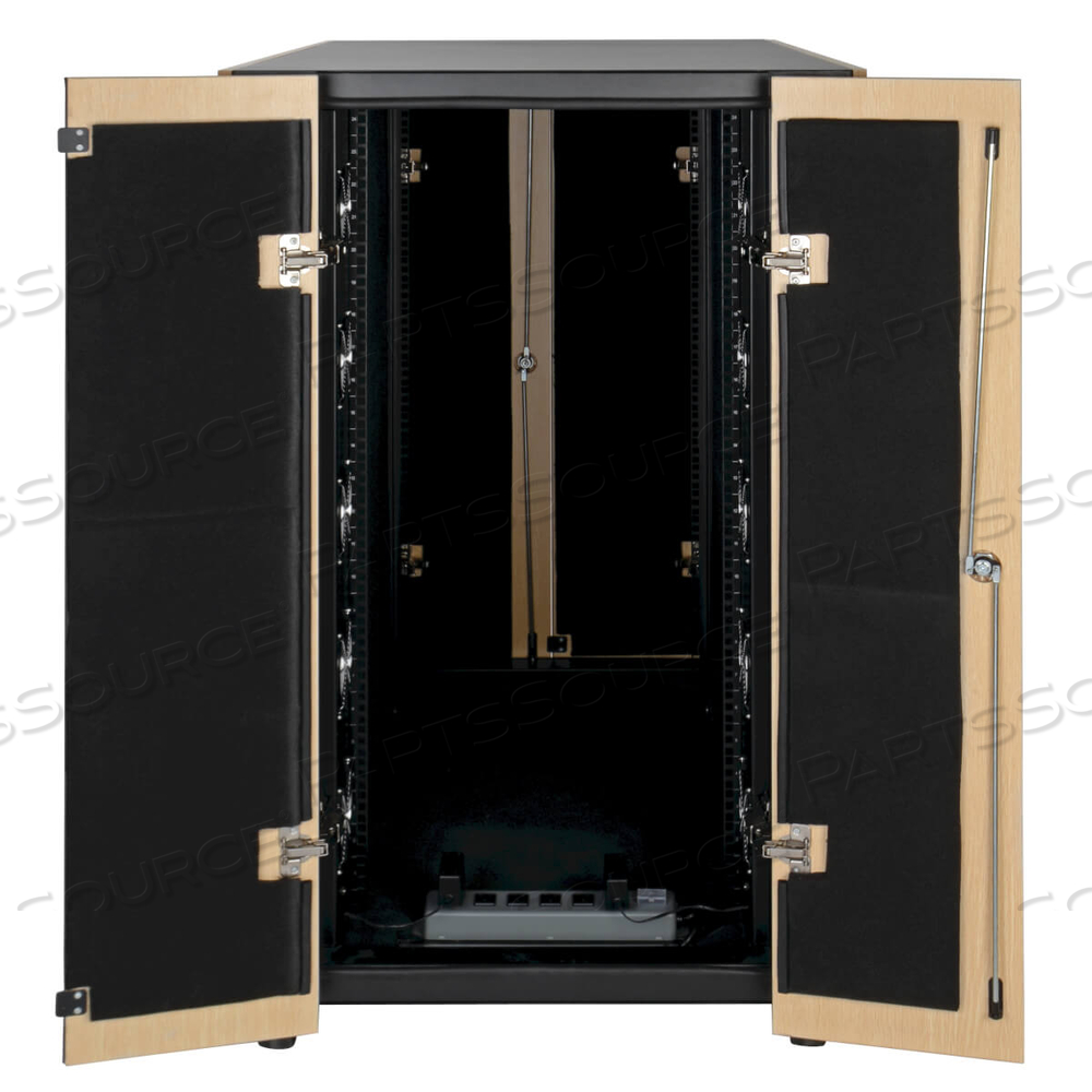 24U SOUNDPROOF RACK ENCLOSURE SERVER CABINET QUIET ACOUSTIC by Tripp Lite