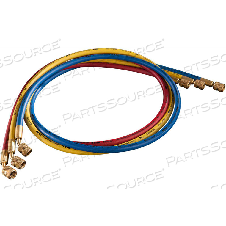 HILMOR H60S3 60" REFRIGERATION HOSES, 1/4", SET OF 3 by DiversiTech HILMOR H60S3 60" REFRIGERATION HOSES, 1/4", SET OF 3 by DiversiTech