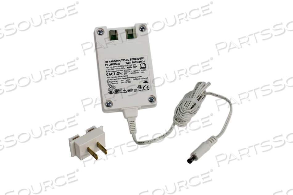 BATTERY CHARGER WHITE by Arjo Inc.