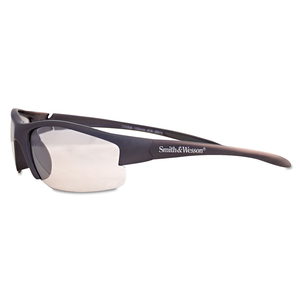 EQUALIZER SAFETY GLASSES, GUNMETAL FRAME, CLEAR LENS by Smith & Wesson