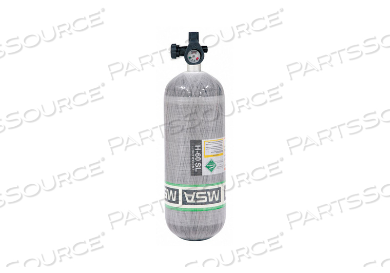 SCBA CYLINDER CARBON FIBER GRAY 4500 PSI by MSA Safety Sales, LLC SCBA CYLINDER CARBON FIBER GRAY 4500 PSI by MSA Safety Sales, LLC