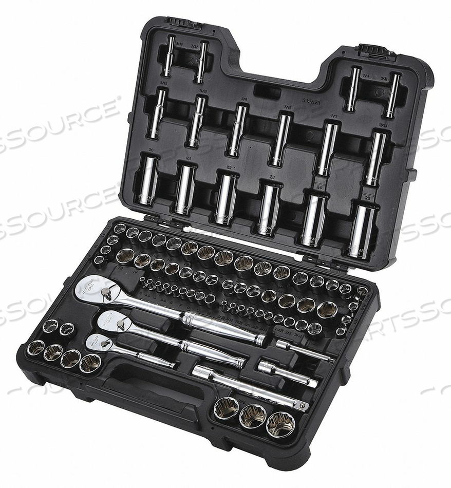 53pn73 Westward Socket Set 1 2 3 8 1 4 Sae Metric Partssource Partssource Healthcare Products And Solutions