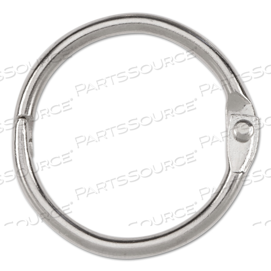 METAL BOOK RINGS, 1" DIAMETER by ACCO Brands METAL BOOK RINGS, 1" DIAMETER by ACCO Brands